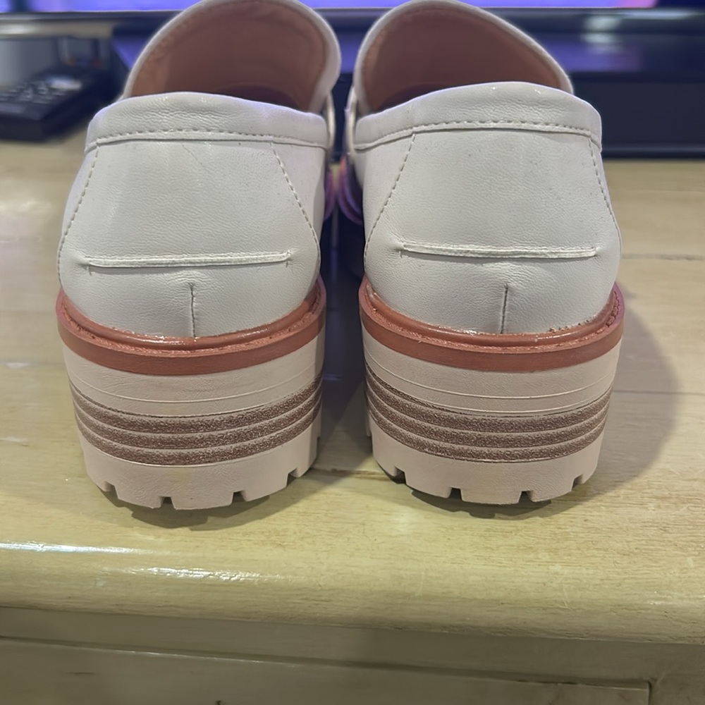 VETASTE Womens Platform Mid Chunky Loafers - Picture 4 of 5